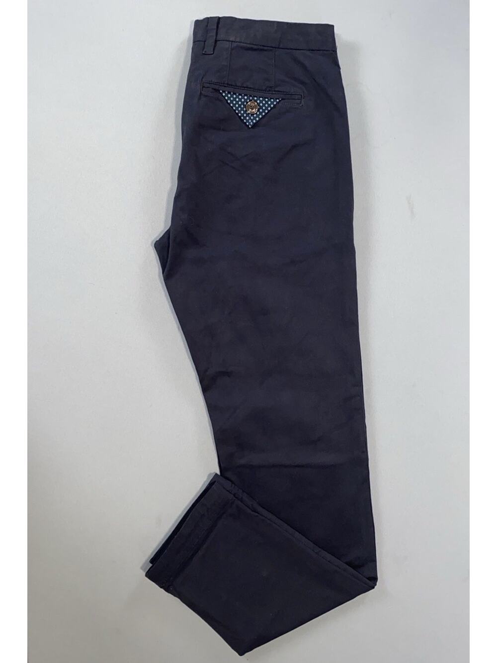 Ted Baker Seleb Flat Front Stretch Cotton Chino Pants. Flip Cuffs. Men's 30X32.
